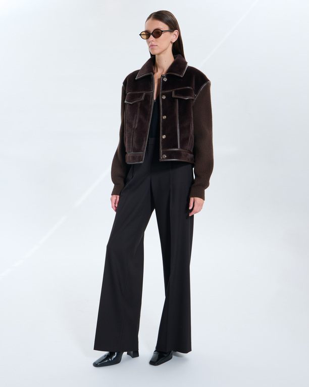 Majda Coat Majda Coat Chocolate ZAPA
