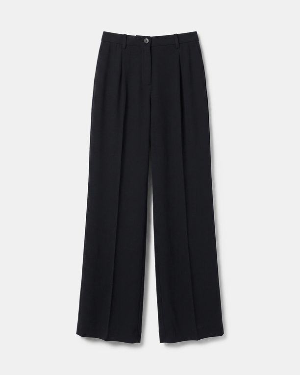 Pleyel trousers black wide-leg trousers ZAPA