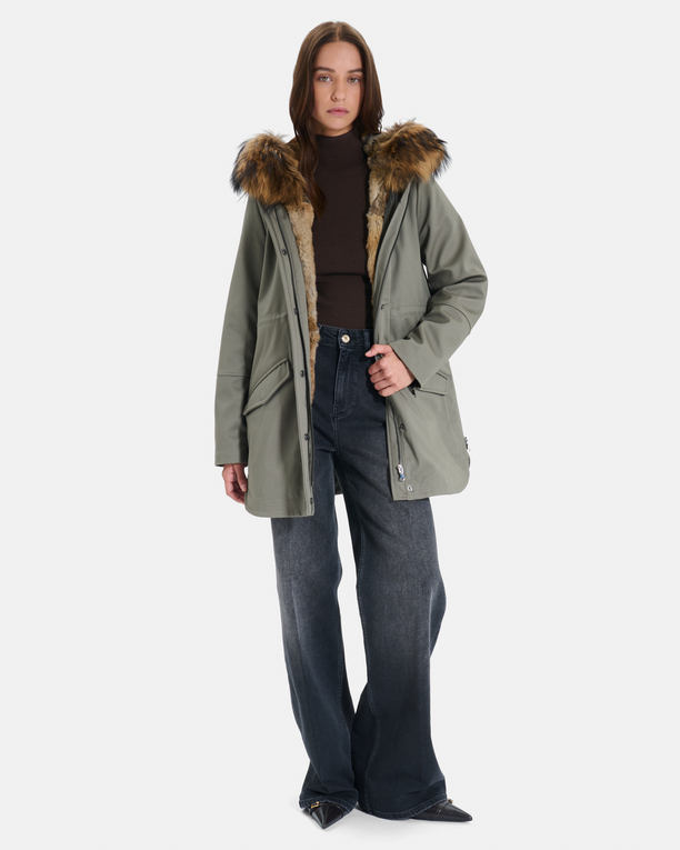 Piria Parka Parka with removable genuine fur collar ZAPA