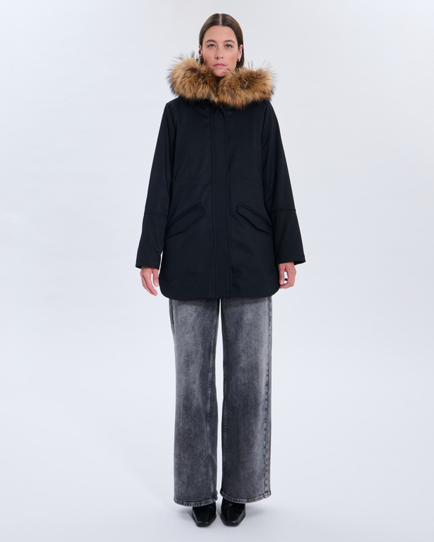 Piria Parka Parka with removable genuine fur collar ZAPA