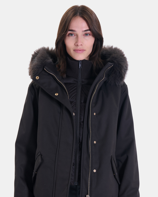 Parka Paia Chocolate short parka ZAPA