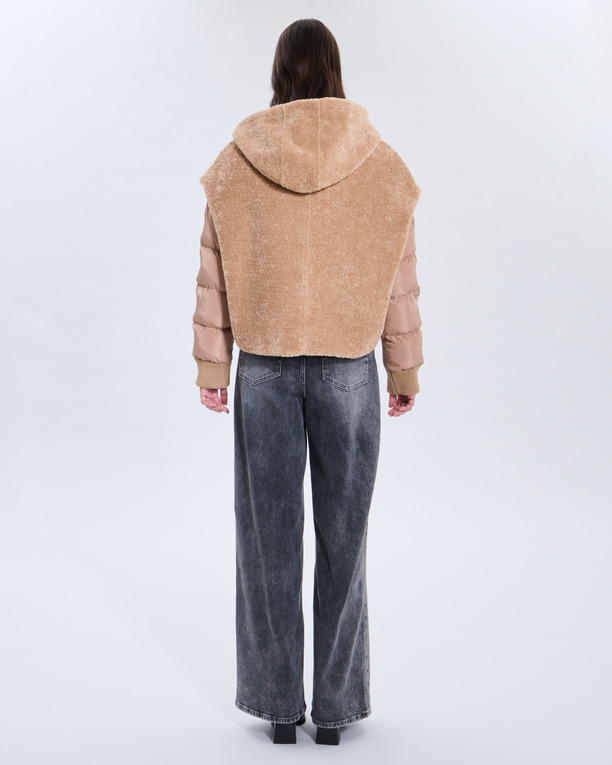 Marguerite Puffy jacket Marguerite Puffy jacket Camel ZAPA