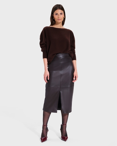 Penseeboat sweater penseeboat chocolate cashmere sweater zapa