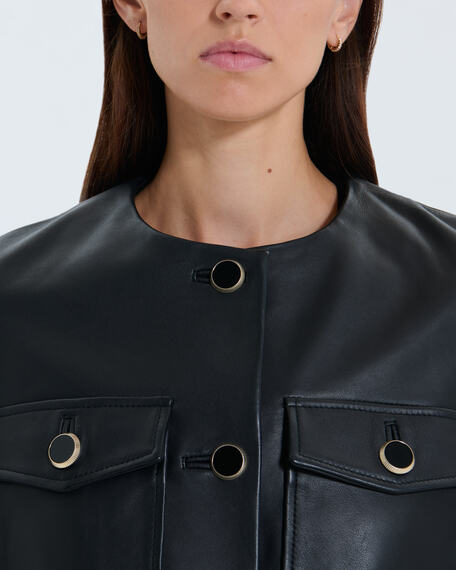 Volia jacket volia black leather jacket zapa