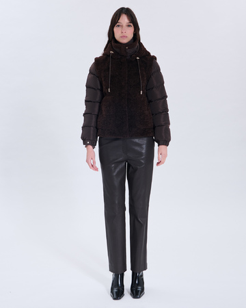 Modesta Puffy jacket Modesta Puffy jacket Chocolate ZAPA