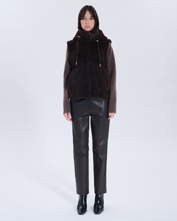 Modesta Puffy jacket Modesta Puffy jacket Chocolate ZAPA