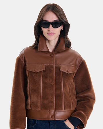 Manzie Coat Manzie Coat Chocolate ZAPA