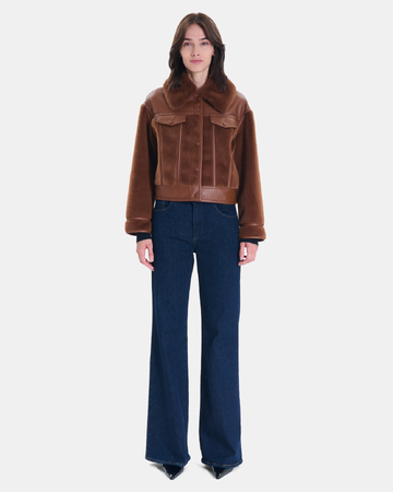 Manzie Coat Manzie Coat Chocolate ZAPA