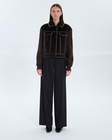 Majda Coat Majda Coat Chocolate ZAPA