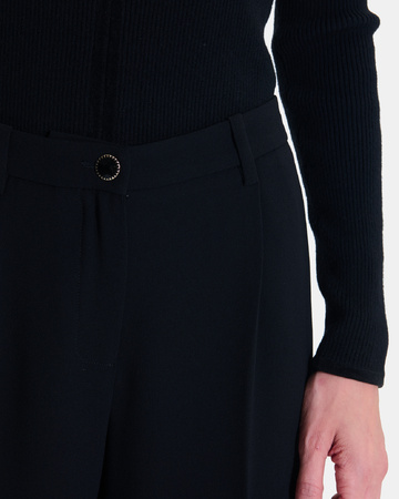 Pleyel trousers black wide-leg trousers ZAPA