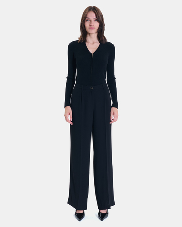 Pleyel trousers black wide-leg trousers ZAPA