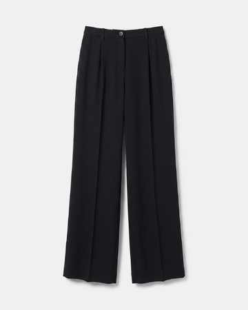 Pleyel trousers black wide-leg trousers ZAPA