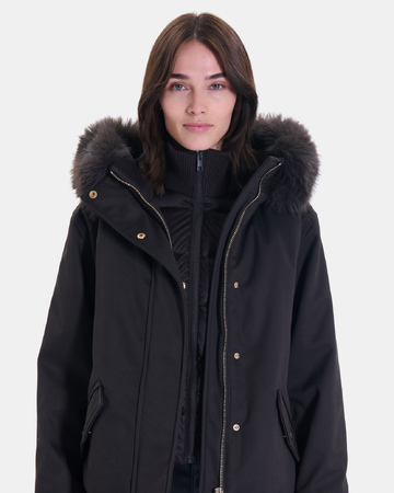 Parka Paia Chocolate short parka ZAPA