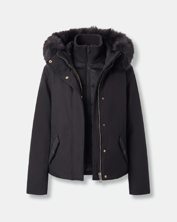 Parka Paia Chocolate short parka ZAPA