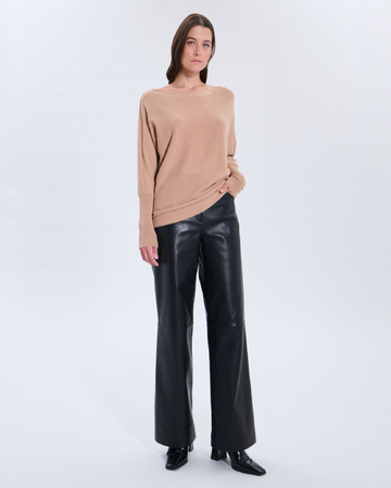 Penseeboat Sweater Penseeboat camel cashmere sweater ZAPA