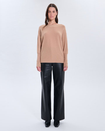 Penseeboat Sweater Penseeboat camel cashmere sweater ZAPA