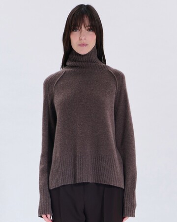 Nefeli Sweater Nefeli hazelnut cashmere sweater ZAPA