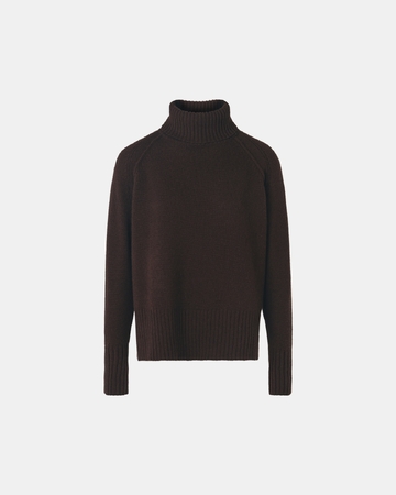 Nefeli Sweater Nefeli chocolate cashmere sweater ZAPA