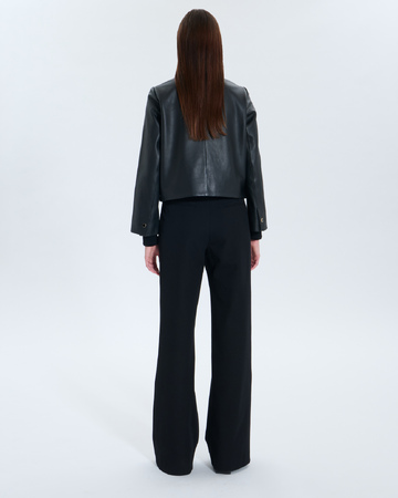 Volia Jacket Volia Black Leather Jacket ZAPA