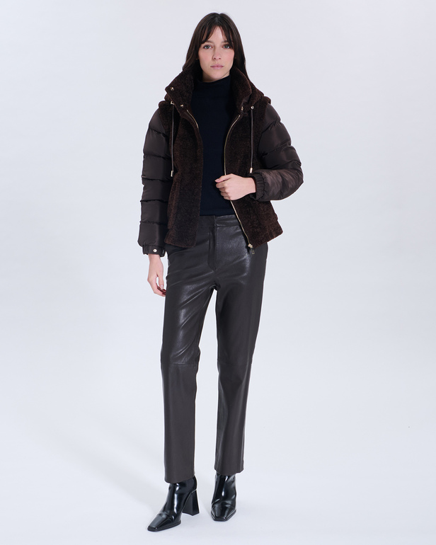 Modesta Puffy jacket Modesta Puffy jacket Chocolate ZAPA