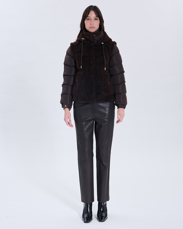 Modesta Puffy jacket Modesta Puffy jacket Chocolate ZAPA