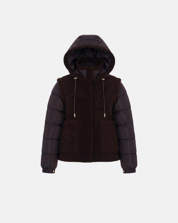 Modesta Puffy jacket Modesta Puffy jacket Chocolate ZAPA