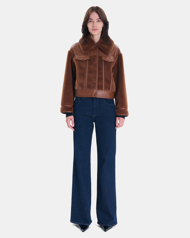 Manzie Coat Manzie Coat Chocolate ZAPA