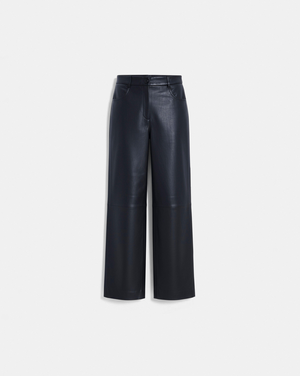 Priscille Pants Priscille Black Leather Pants ZAPA