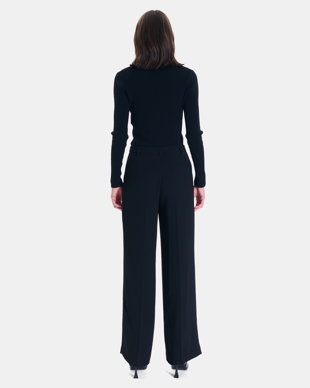 Pleyel trousers black wide-leg trousers ZAPA