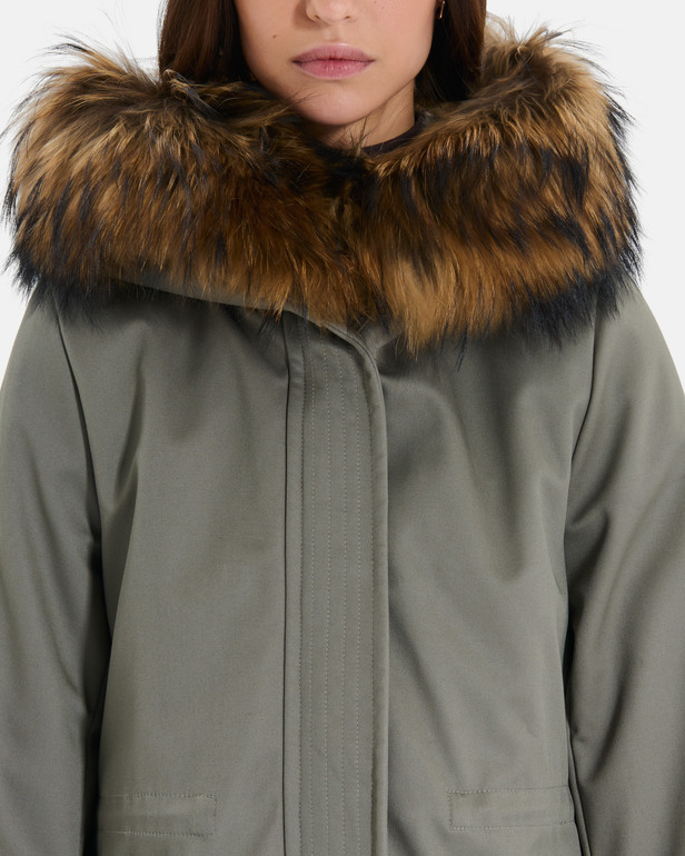 Piria Parka Parka with removable genuine fur collar ZAPA