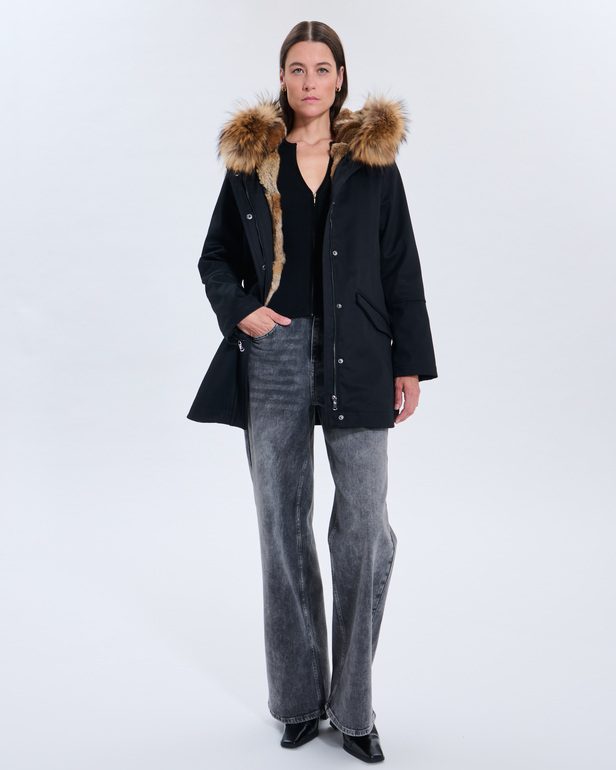 Piria Parka Parka with removable genuine fur collar ZAPA