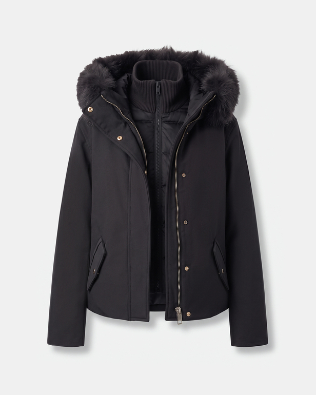 Parka Paia Chocolate short parka ZAPA