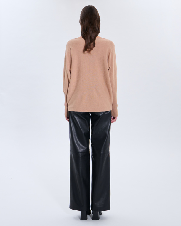 Penseeboat Sweater Penseeboat camel cashmere sweater ZAPA