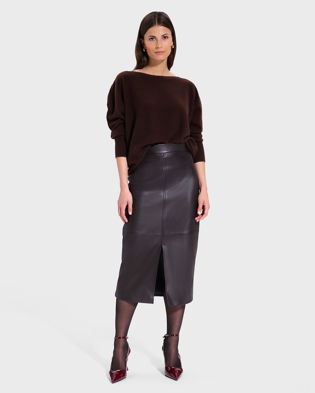 Penseeboat Sweater Penseeboat chocolate cashmere sweater ZAPA