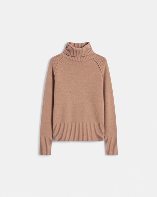 Nefeli Sweater Nefeli Camel cashmere sweater ZAPA