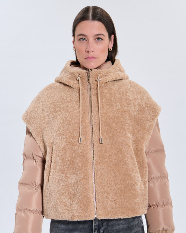 Marguerite Puffy jacket Marguerite Puffy jacket Camel ZAPA