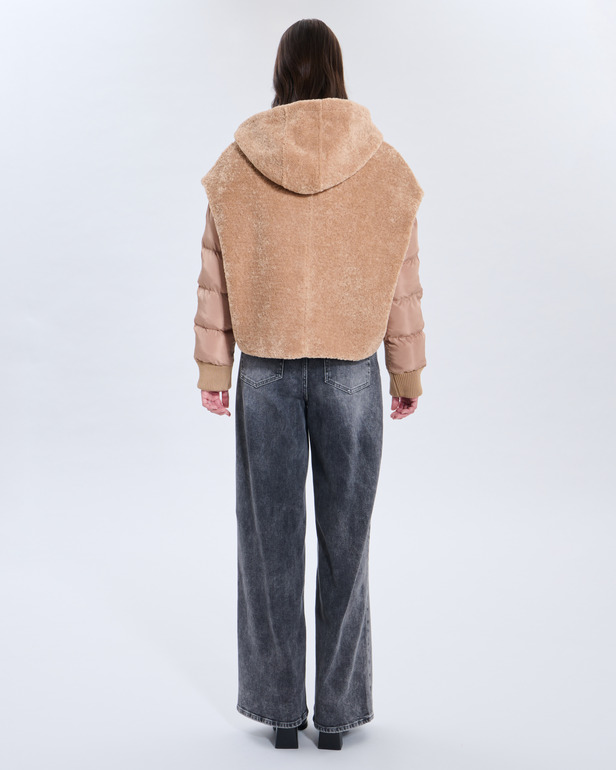 Marguerite Puffy jacket Marguerite Puffy jacket Camel ZAPA