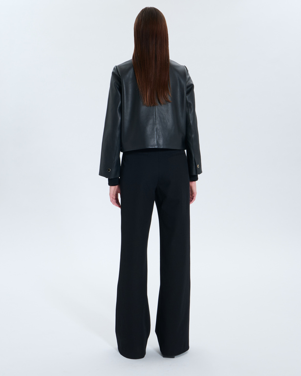Volia Jacket Volia Black Leather Jacket ZAPA