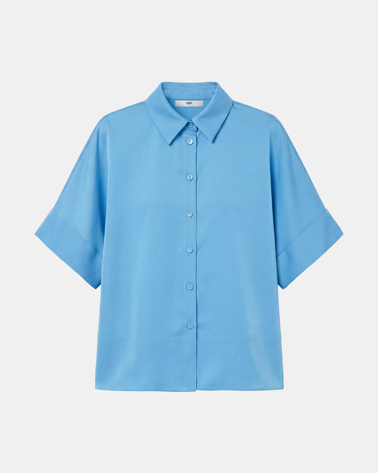 Charlize shirt Ocean blue shirt ZAPA