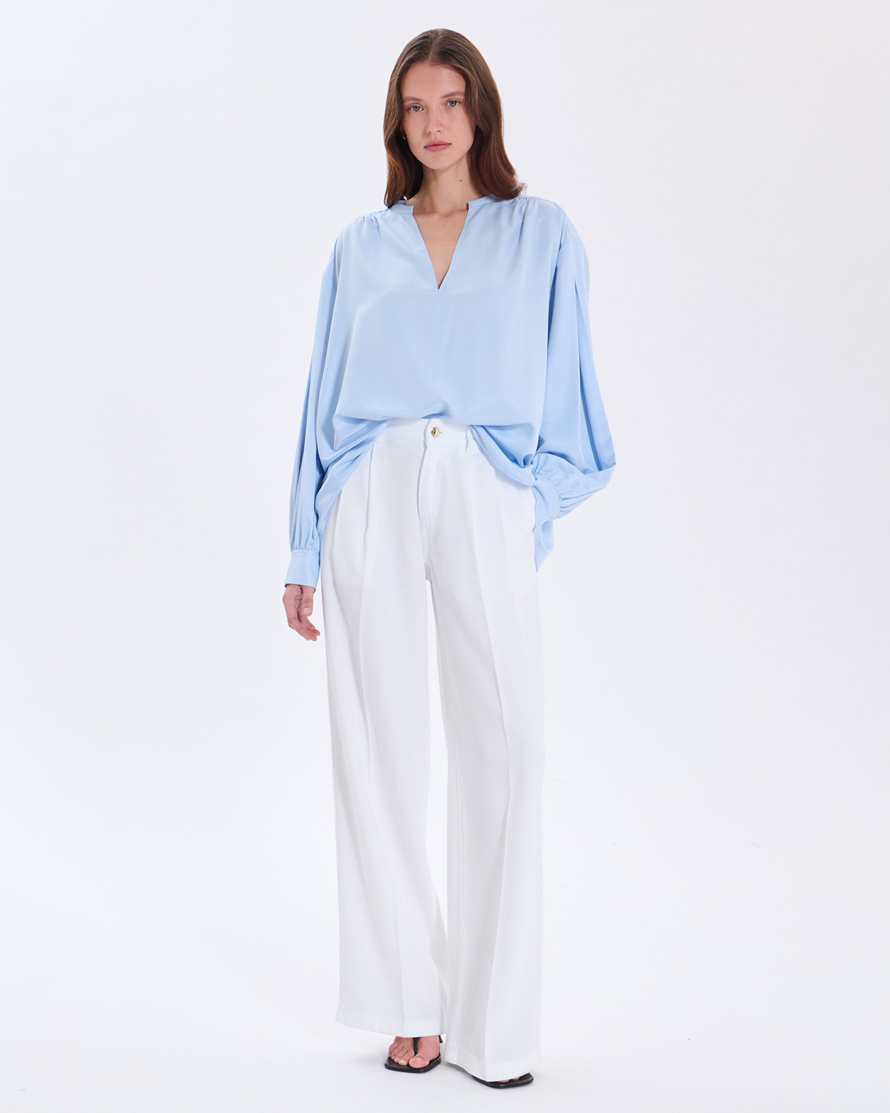 Cleo shirt Sky blue shirt ZAPA