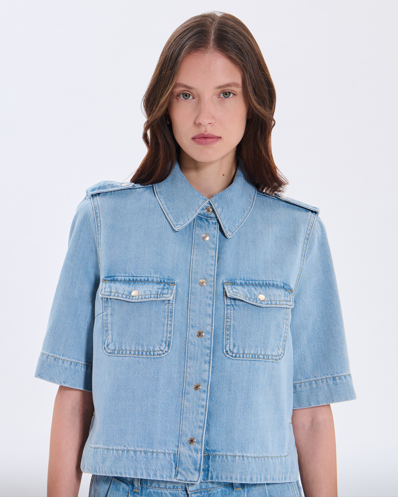 Celeste Shirt Light blue Celeste shirt ZAPA