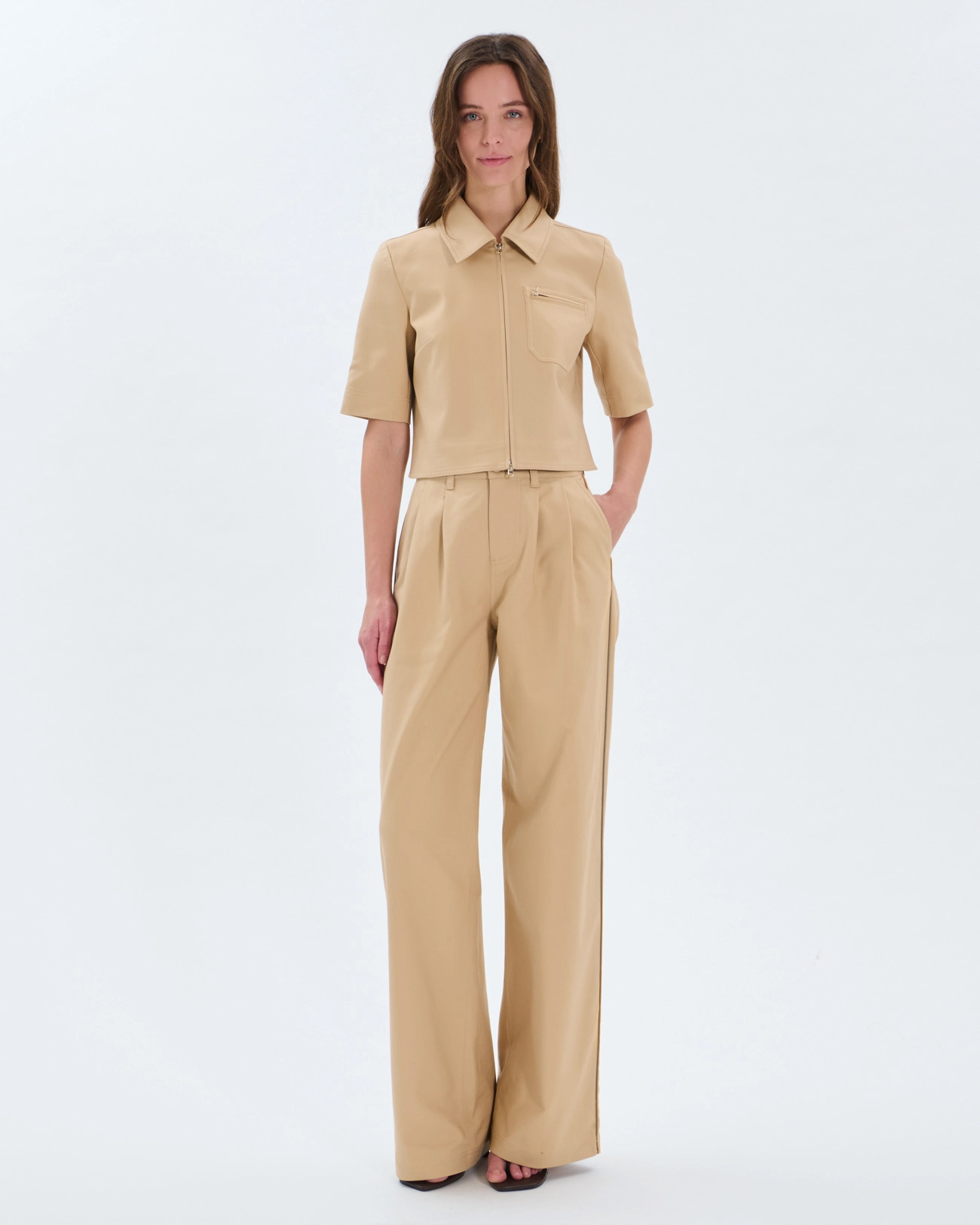 Candice shirt Sand cotton shirt ZAPA