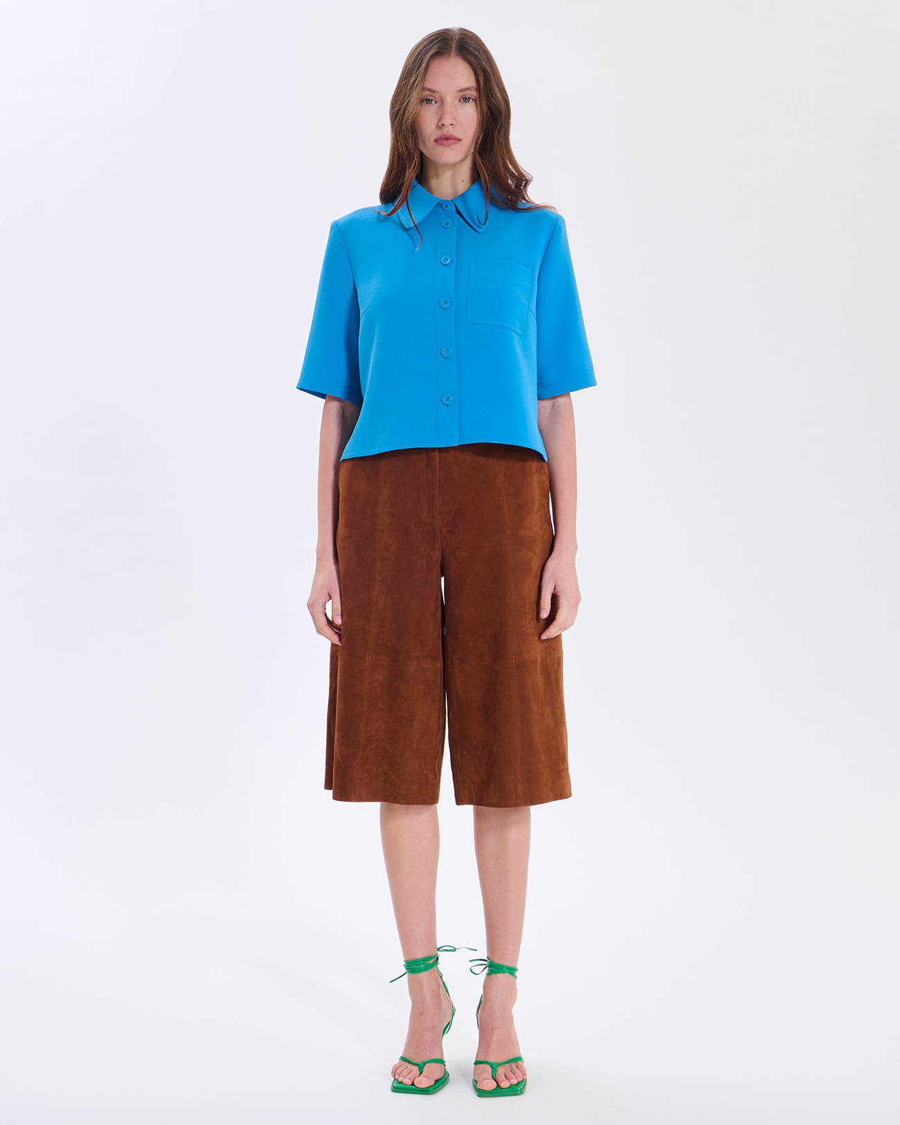 Celina shirt Celina cobalt shirt ZAPA