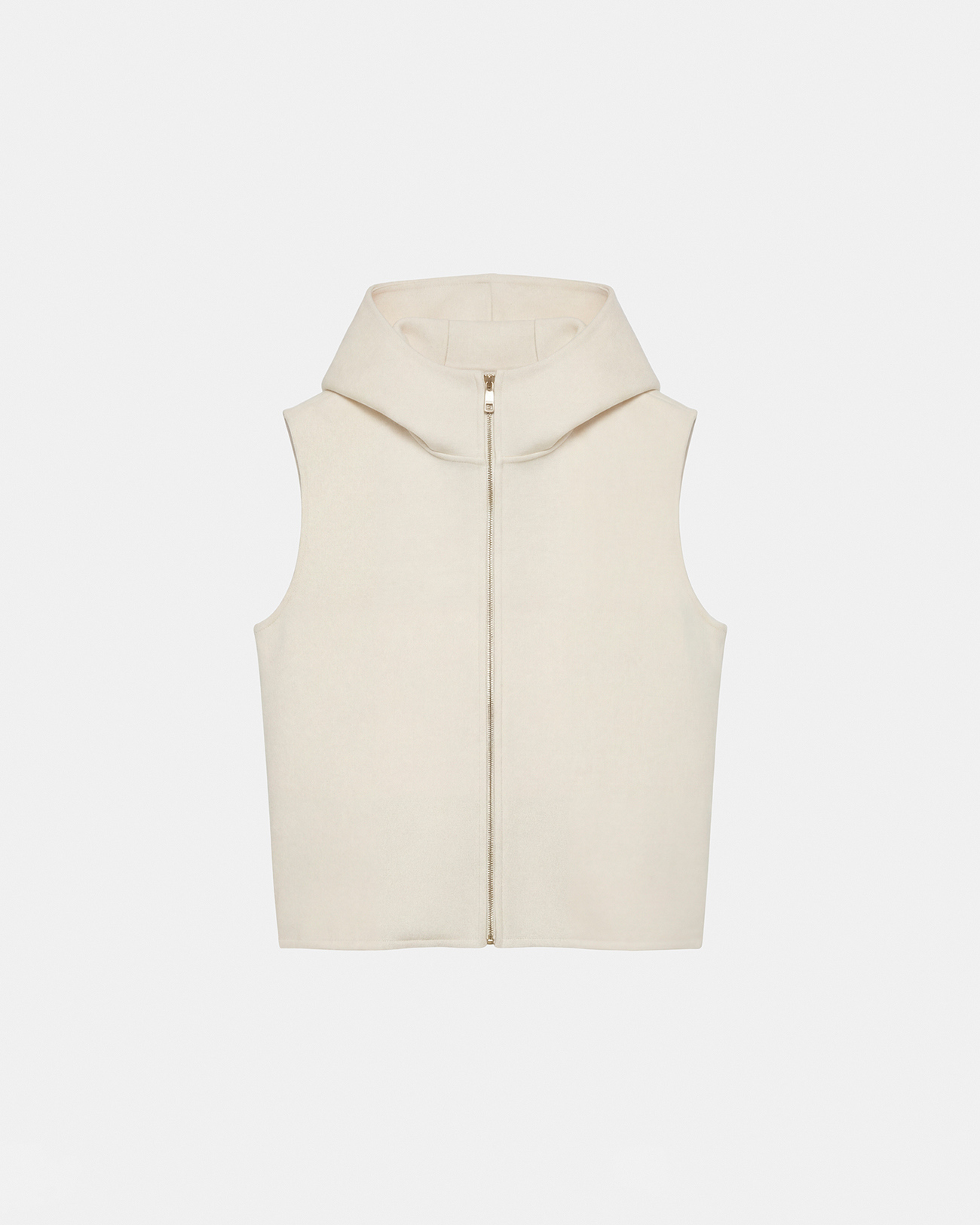 Gelia Vest Ecru wool vest ZAPA