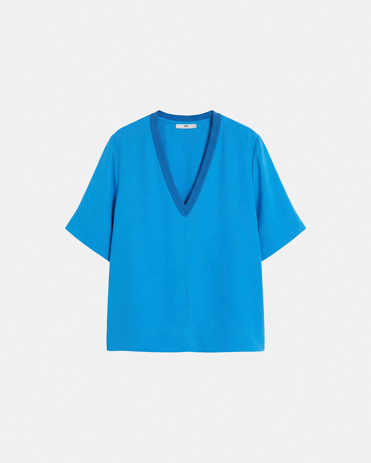 Top Twiggy Cobalt V-neck top ZAPA