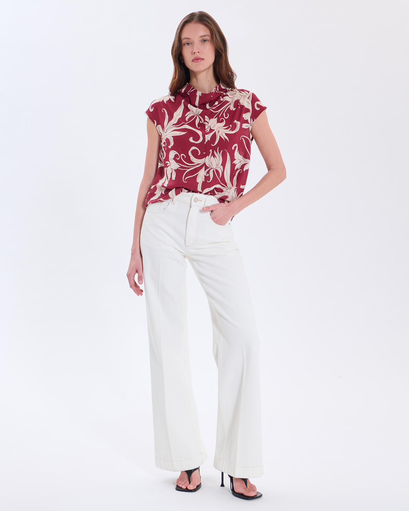 Top Tauri Tauri printed top ZAPA