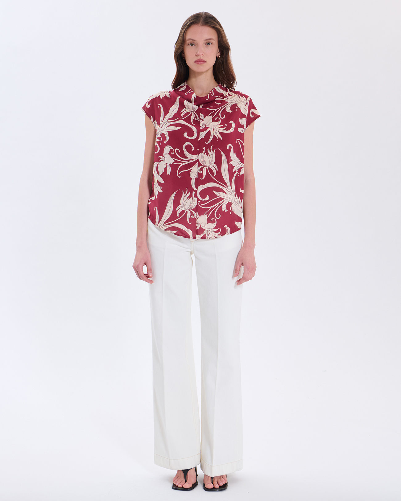 Top Tauri Tauri printed top ZAPA