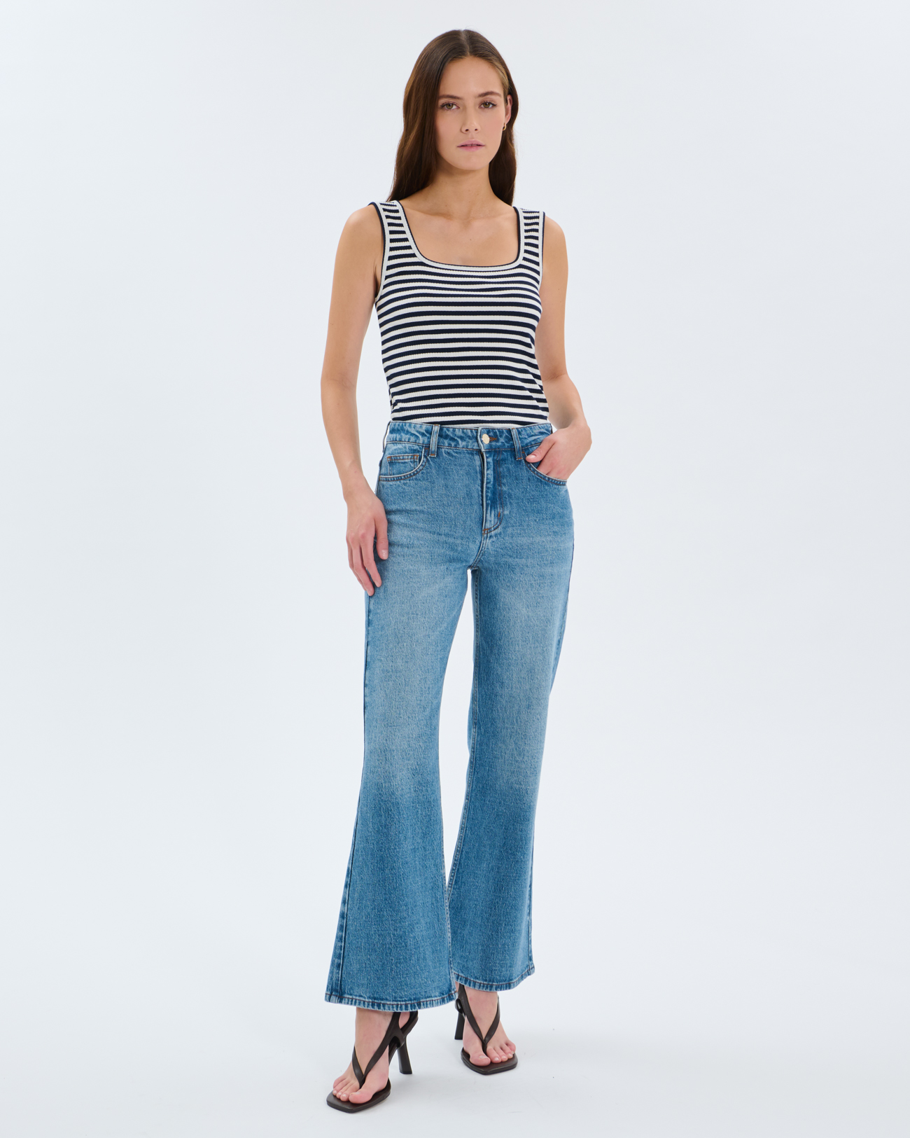 Jean Flare 7/8 Jean Flare 7/8 light blue ZAPA