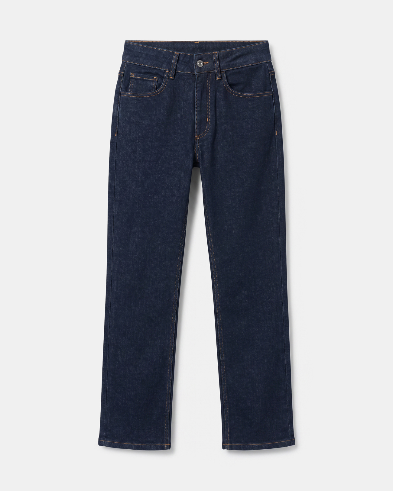 Jean New Jayce Straight-leg jeans in raw blue cotton ZAPA