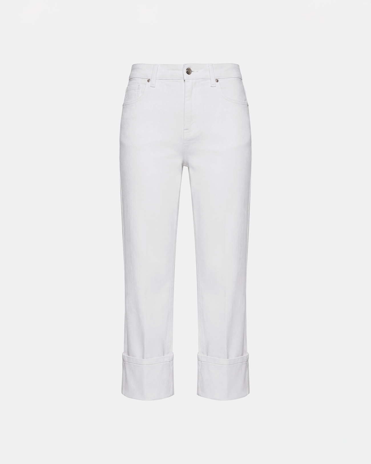 Jean Popus Straight white cotton jeans ZAPA